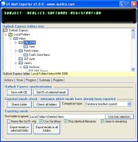 Outlook Express Mail Exporter